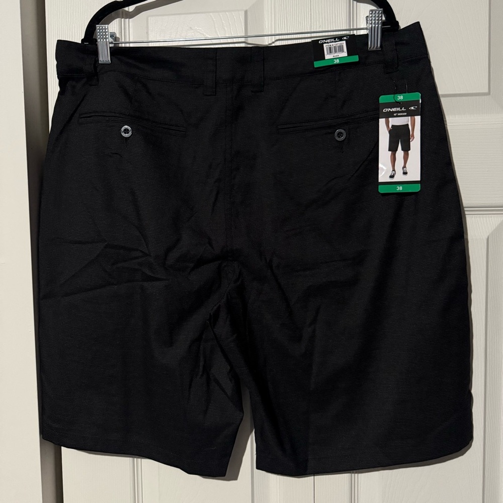 O'NEILL Drive Fixed Waist Shorts, Black, Men’s Size 38